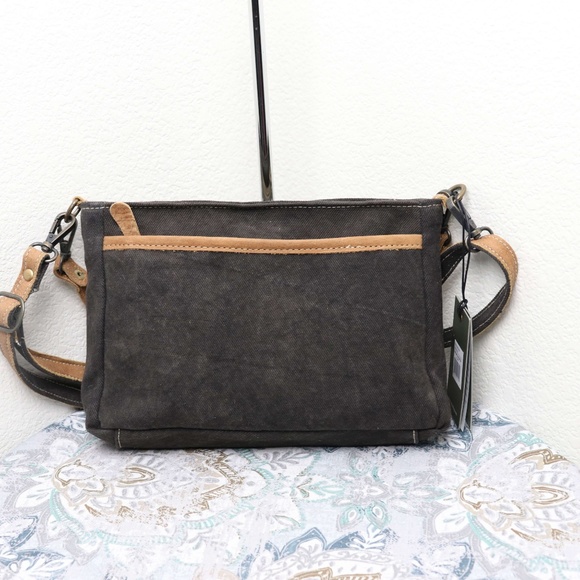 🆕 Myra Bag Small Shoulder Bag Canvas Dual Straps - Picture 2 of 6